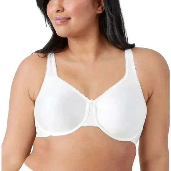 NWOT Wacoal Basic Beauty Full Figure Seamless Underwire  Bra 34C - Picture 1 of 5